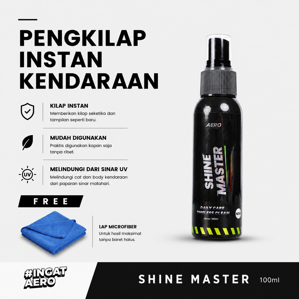 Aero Shine Master - pengkilap body mobil dan motor