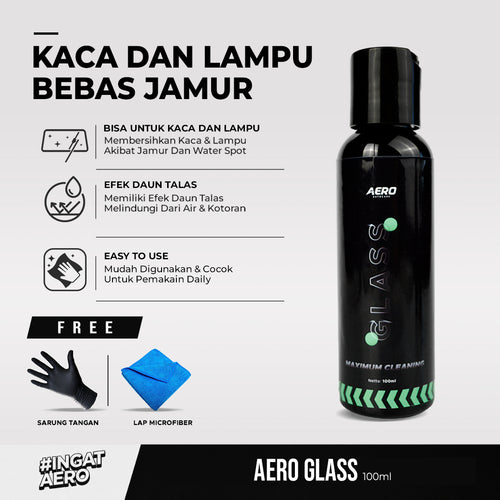 Aero Glass - pembersih jamur dan waterspot kaca mobil