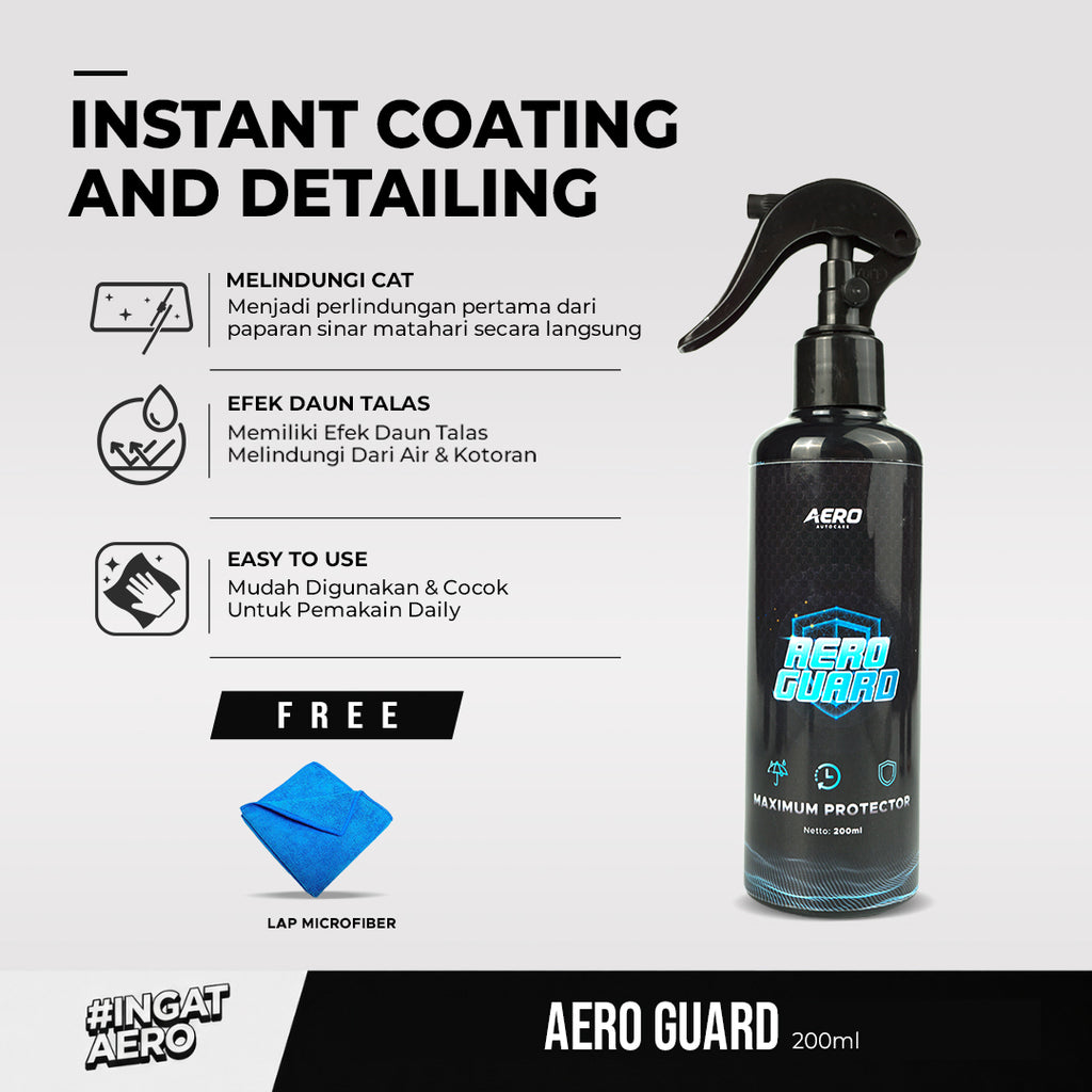 Aero Guard - instant coating spray anti jamur body kendaraan